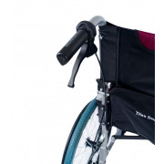 Кресло-коляска инвалидная облегченная алюминиевая складная LY-710 (710-011), ширина сиденья 45 см, нагрузка 120 кг