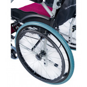 Кресло-коляска инвалидная облегченная алюминиевая складная LY-710 (710-011), ширина сиденья 45 см, нагрузка 120 кг