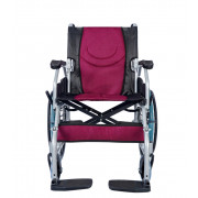 Кресло-коляска инвалидная облегченная алюминиевая складная LY-710 (710-011), ширина сиденья 45 см, нагрузка 120 кг