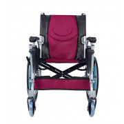 Кресло-коляска инвалидная облегченная алюминиевая складная LY-710 (710-011), ширина сиденья 45 см, нагрузка 120 кг