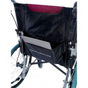 Кресло-коляска инвалидная облегченная алюминиевая складная LY-710 (710-011), ширина сиденья 45 см, нагрузка 120 кг