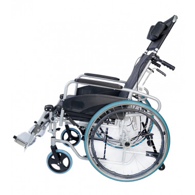 Кресло-коляска инвалидная облегченная алюминиевая с высокой спинкой складная LY-710-954-J