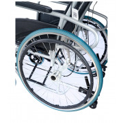 Кресло-коляска инвалидная облегченная алюминиевая с высокой спинкой складная LY-710-954-J