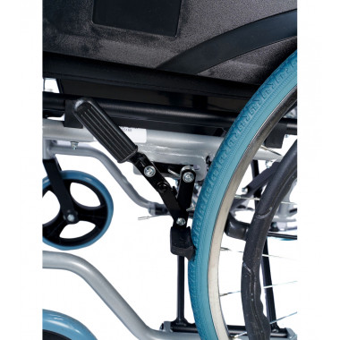 Кресло-коляска инвалидная облегченная алюминиевая с высокой спинкой складная LY-710-954-J