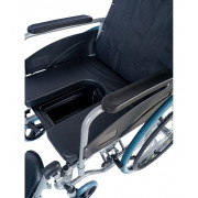 Кресло-коляска инвалидная облегченная алюминиевая с высокой спинкой складная LY-710-954-J