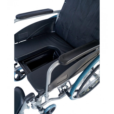 Кресло-коляска инвалидная облегченная алюминиевая с высокой спинкой складная LY-710-954-J