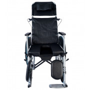 Кресло-коляска инвалидная облегченная алюминиевая с высокой спинкой складная LY-710-954-J