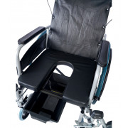 Кресло-коляска инвалидная облегченная алюминиевая с высокой спинкой складная LY-710-954-J