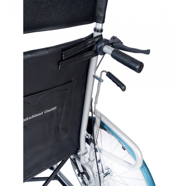 Кресло-коляска инвалидная облегченная алюминиевая с высокой спинкой складная LY-710-954-J