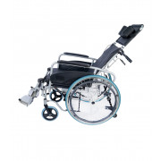Кресло-коляска инвалидная облегченная алюминиевая с высокой спинкой складная LY-710-954-J