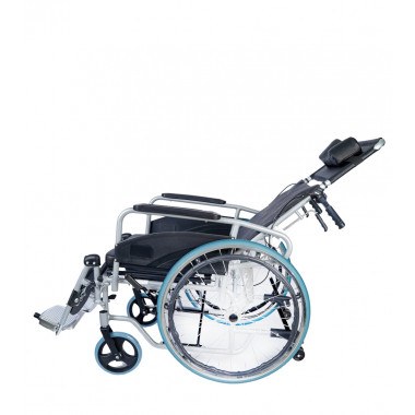 Кресло-коляска инвалидная облегченная алюминиевая с высокой спинкой складная LY-710-954-J