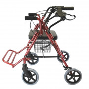 Ходунки-каталка на четырех колесах с подножкой LY-582