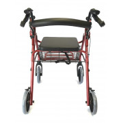 Ходунки-каталка на четырех колесах с подножкой LY-582