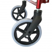Ходунки-каталка на четырех колесах с подножкой LY-582