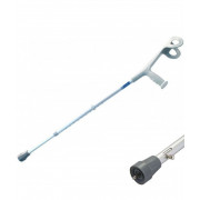 Костыль опорный LY-937G-U с УПС, регулируемый по высоте (зеленый)